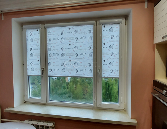 Портфолио Ролл шторы на пластиковые окна