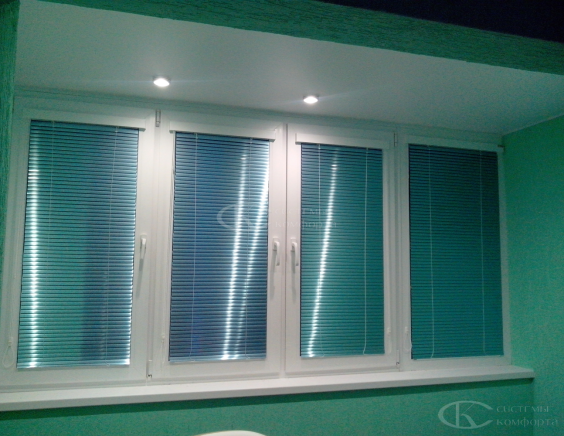 Горизонтальные жалюзи на пластиковые окна