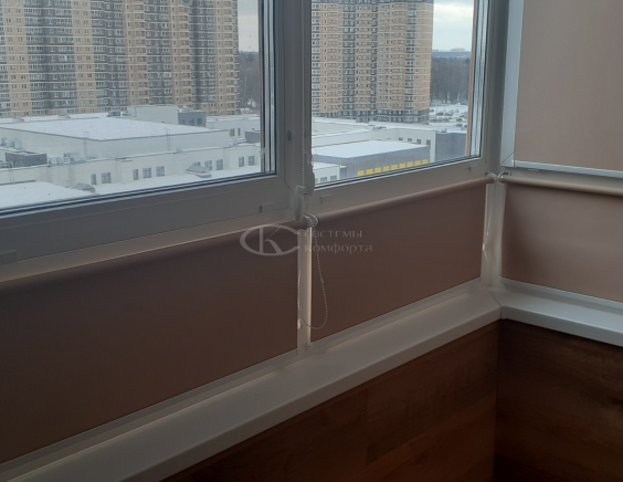 Портфолио свободновисящие рулонные шторы