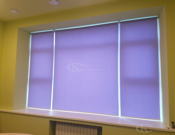 Портфолио Ролл шторы на пластиковые окна