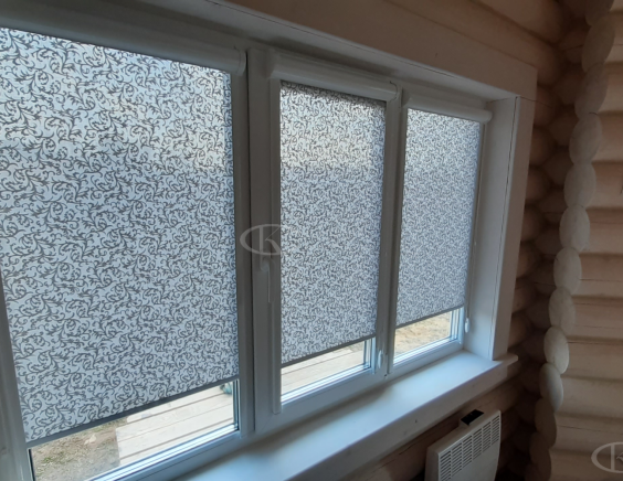 Портфолио Ролл шторы на пластиковые окна