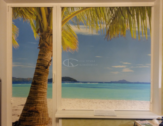 Портфолио Ролл шторы на пластиковые окна