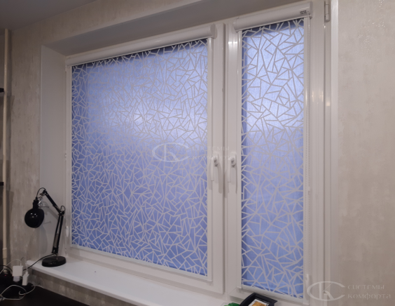 Портфолио Ролл шторы на пластиковые окна