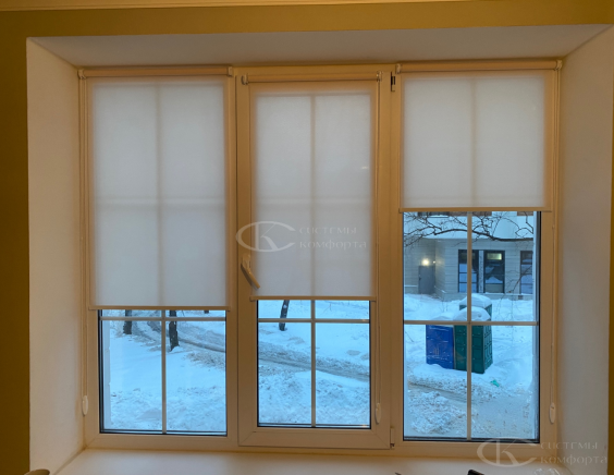 Портфолио Ролл шторы на пластиковые окна