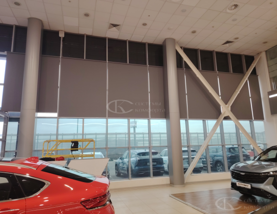 Портфолио Ролл шторы на пластиковые окна