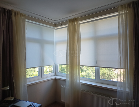 Портфолио Ролл шторы на пластиковые окна