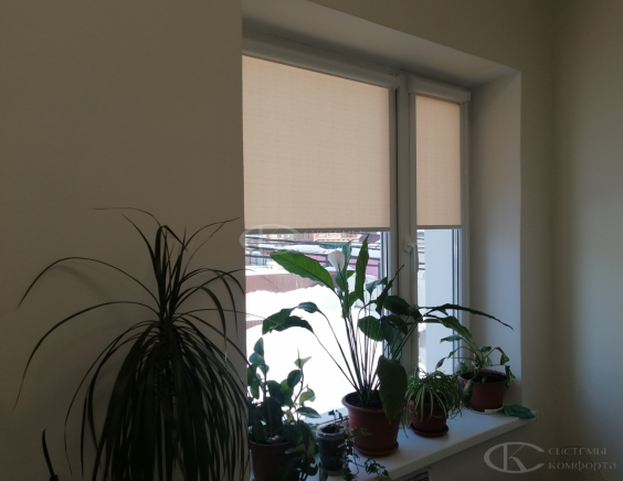 Портфолио Ролл шторы на пластиковые окна