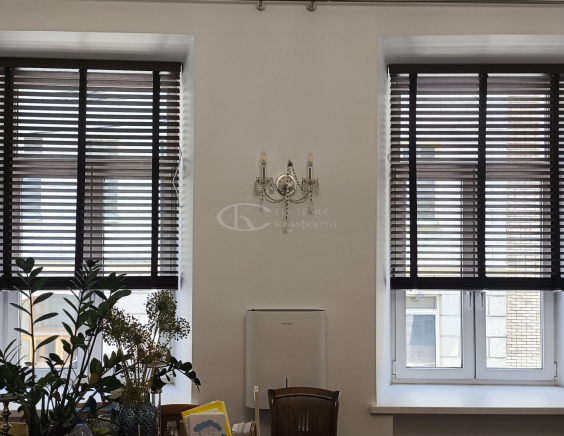 Горизонтальные жалюзи на пластиковые окна