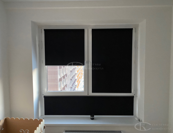 Портфолио Ролл шторы на пластиковые окна