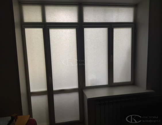 Портфолио Ролл шторы на пластиковые окна