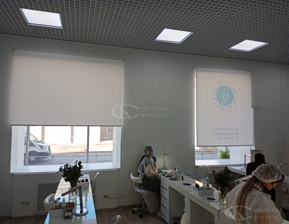 Портфолио Ролл шторы на пластиковые окна