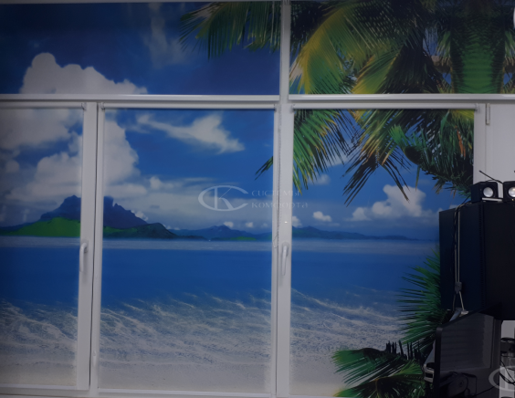 Портфолио Ролл шторы на пластиковые окна