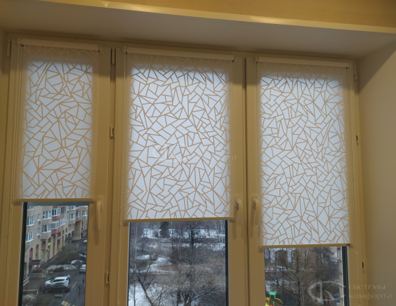 Портфолио Ролл шторы на пластиковые окна