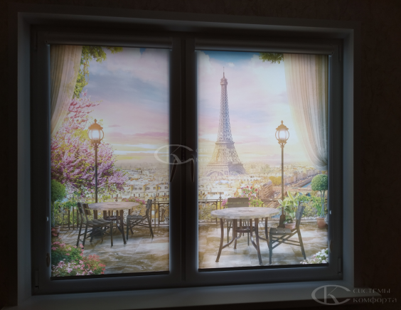 Портфолио Ролл шторы на пластиковые окна