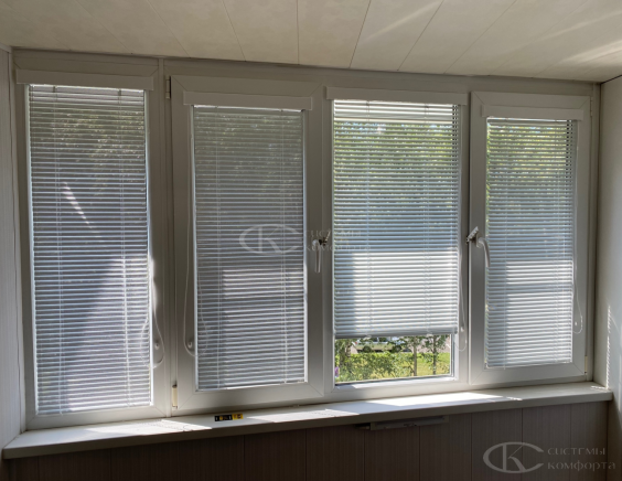 Горизонтальные жалюзи на пластиковые окна