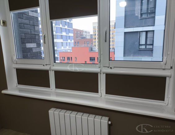 Портфолио Ролл шторы на пластиковые окна