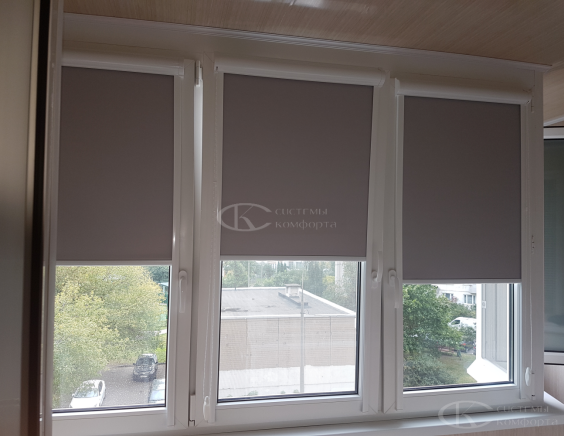 Портфолио Ролл шторы на пластиковые окна