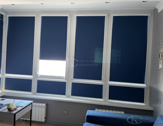 Портфолио Ролл шторы на пластиковые окна