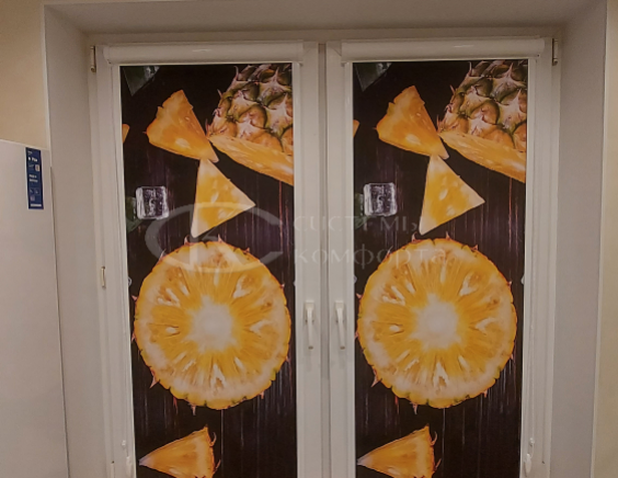 Рулонные шторы на кухню