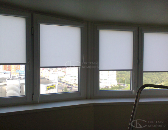 Портфолио Ролл шторы на пластиковые окна